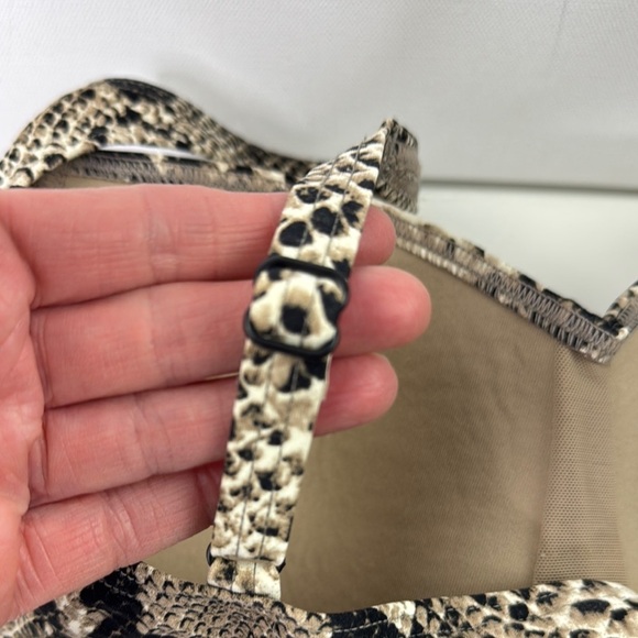 Bond-eye Women's Snake Print One Piece Swimsuit - Picture 3 of 10